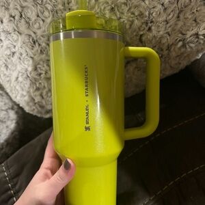 Starbucks Stanley Neon Green Tumbler